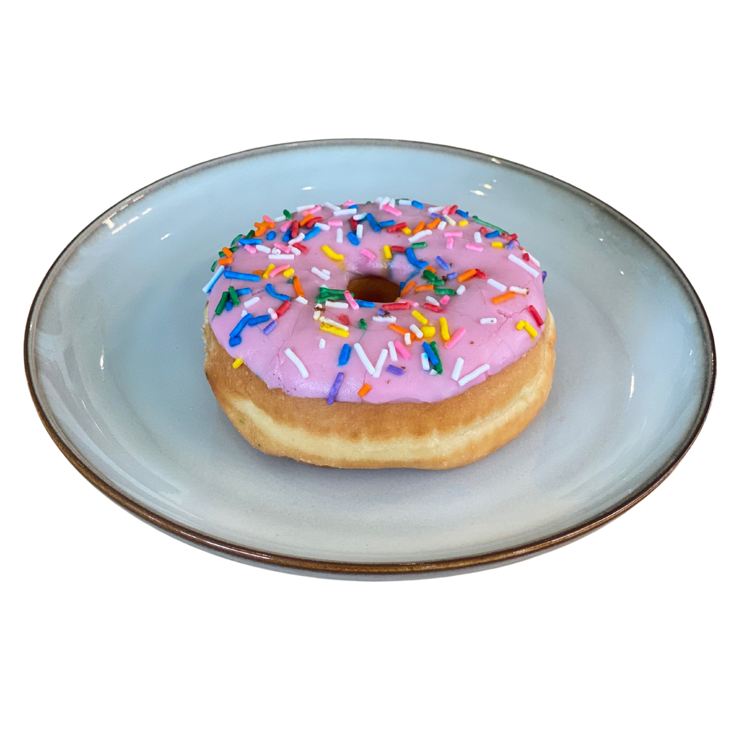 Pink Sprinkles Donut